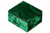 Polished Malachite Jewelry Box - Congo #169865-1